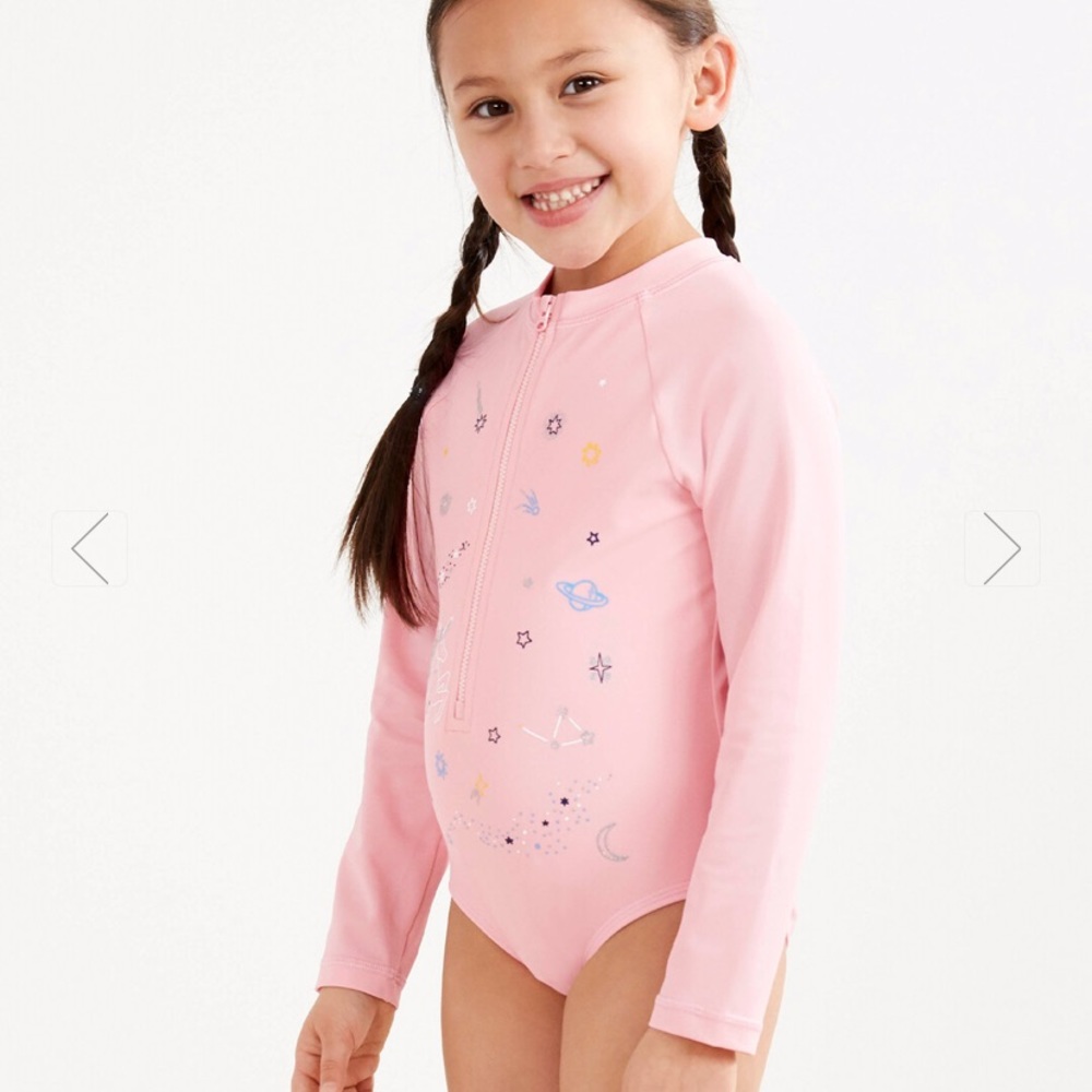 Hanna Andersson Sunblock Unicorn Art One Piece - Picture 14 of 16
